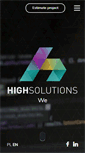 Mobile Screenshot of highsolutions.org