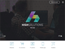 Tablet Screenshot of highsolutions.org