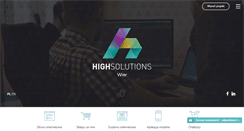 Desktop Screenshot of highsolutions.pl