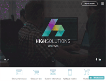 Tablet Screenshot of highsolutions.pl